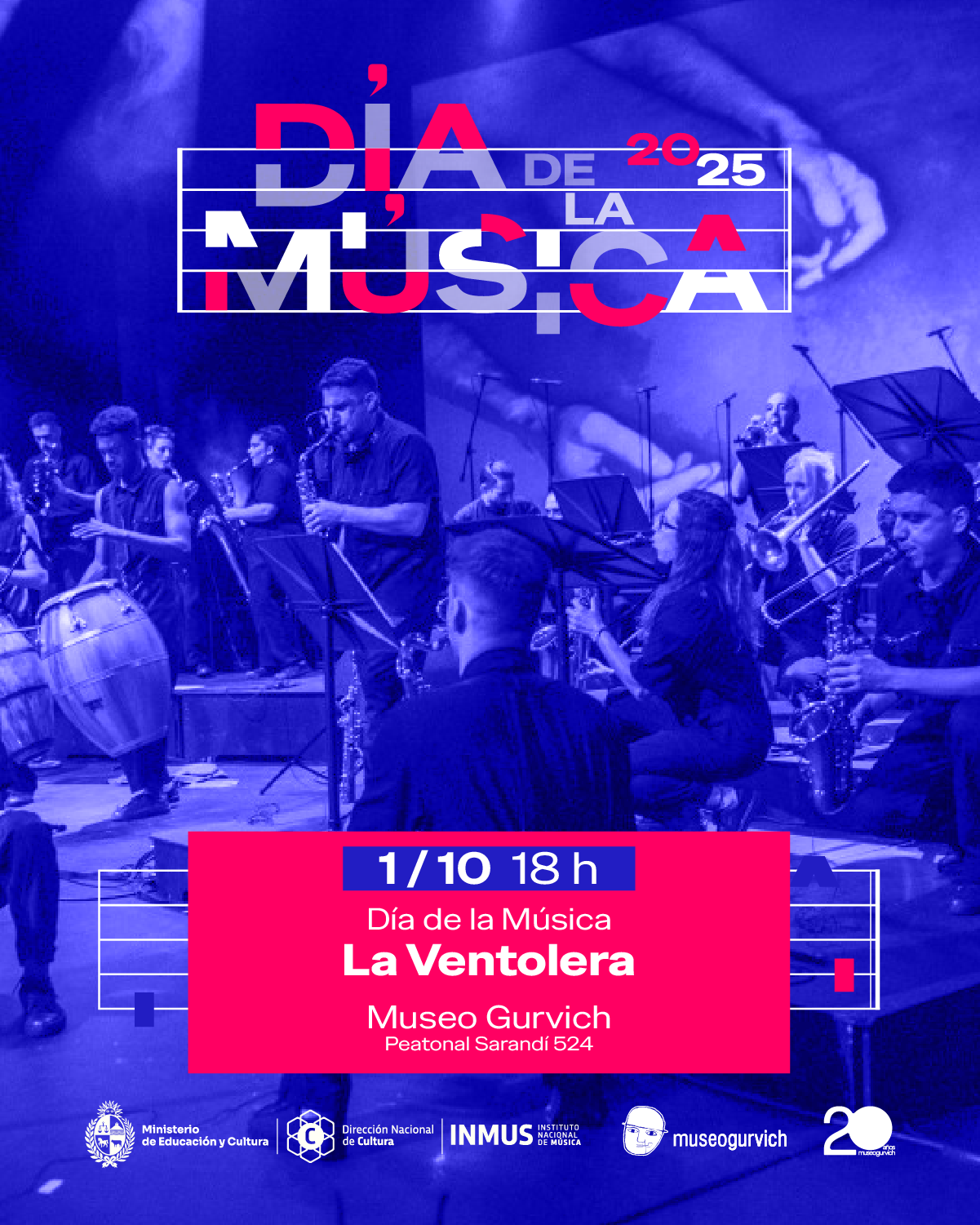Día Internacional de la Música en la Peatonal Sarandi