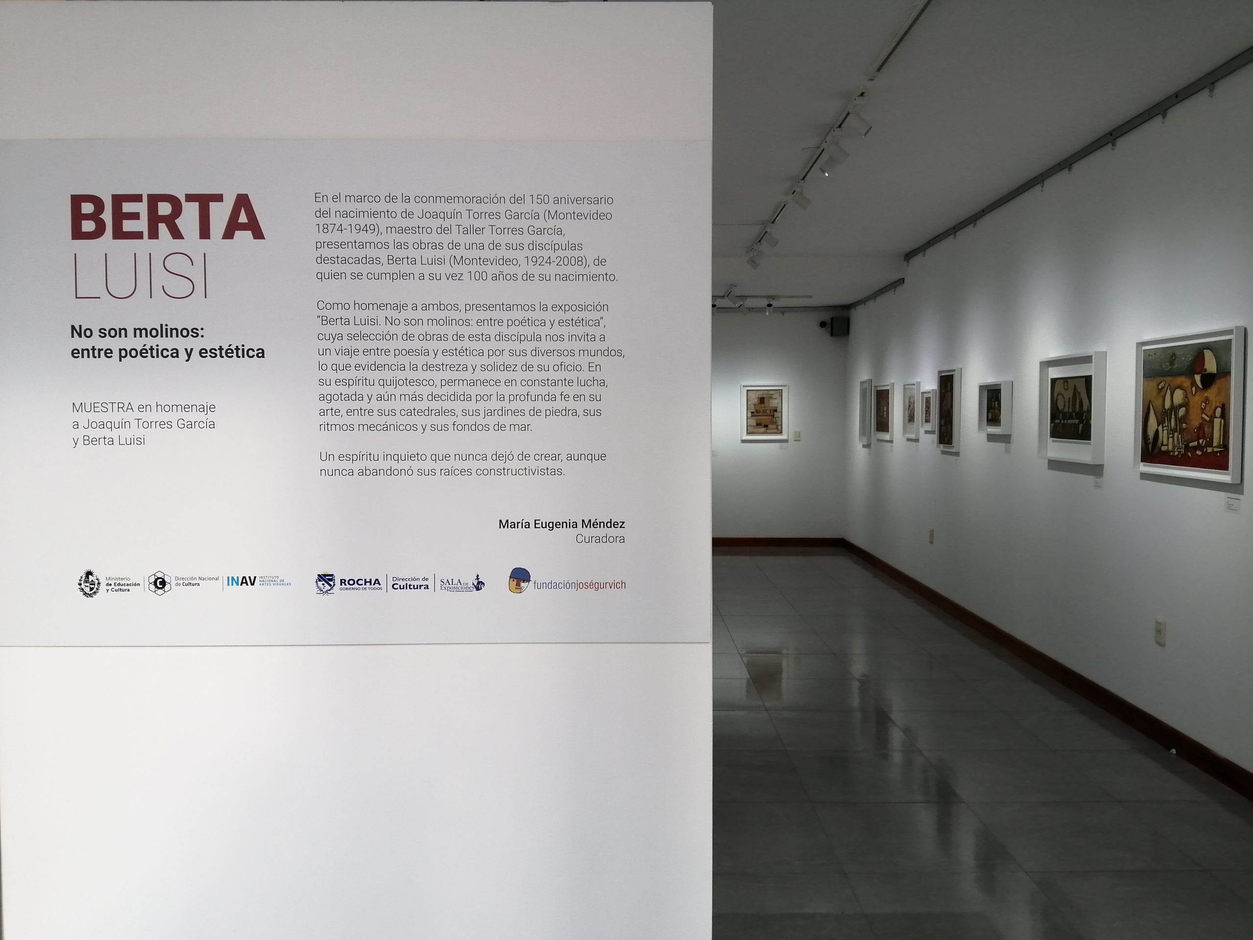 Berta Luisi- No son molinos: entre poética y estética - Arte por el Uruguay - Rocha